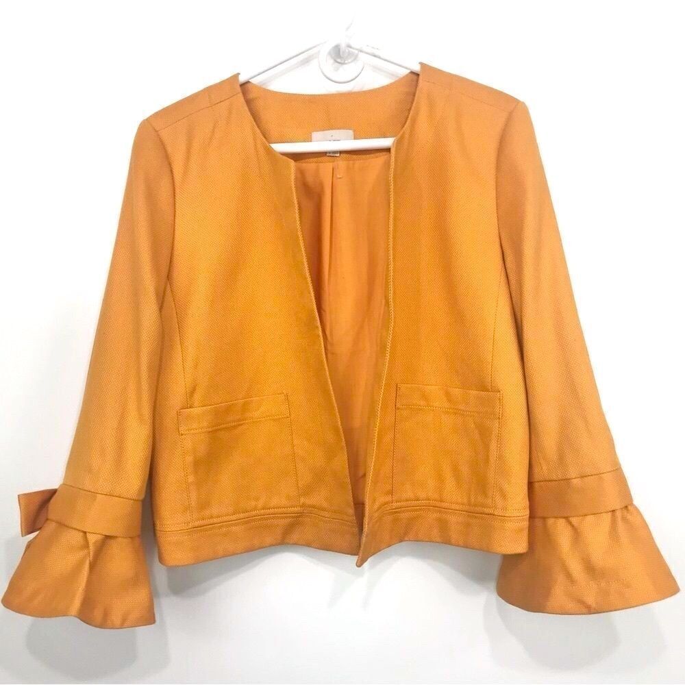 Ann Taylor Loft Marigold open front blazer jacket